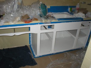 Painting the Cabinets