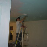 Ken Painting the Ceiling