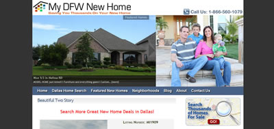 My DFW New Home Screenshot My DFW New Home Screenshot